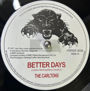 Harlem Shuffle-7"-Better Days / The Carltons + Station Underground News / Lee Perry