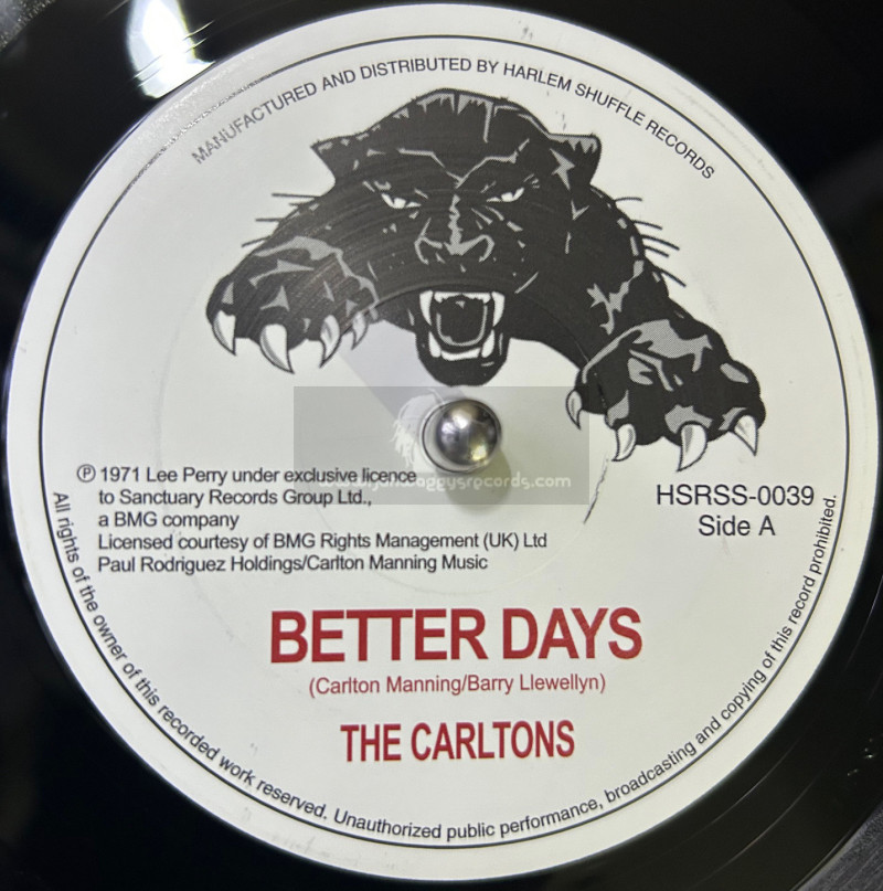 Harlem Shuffle-7"-Better Days / The Carltons + Station Underground News / Lee Perry