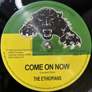 Harlem Shuffle-7"-Come On Now / The Ethiopians + Sh’Boom / The Ethiopians
