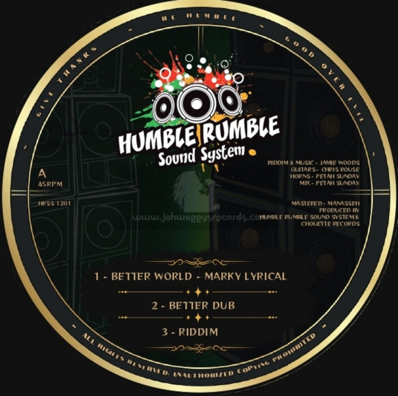 Humble Rumble-12"-Better World / Marky Lyrical