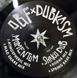 Dubquake Records-12"-Momentum / O.B.F Meets Dubkasm + Shaku Dub / O.B.F Meets Dubkasm