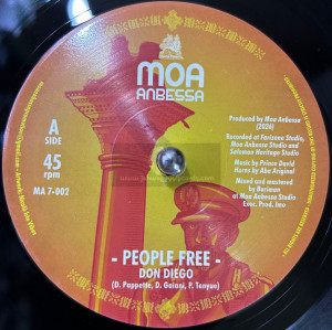 Moa Anbessa-7"-People Free / Don Diego
