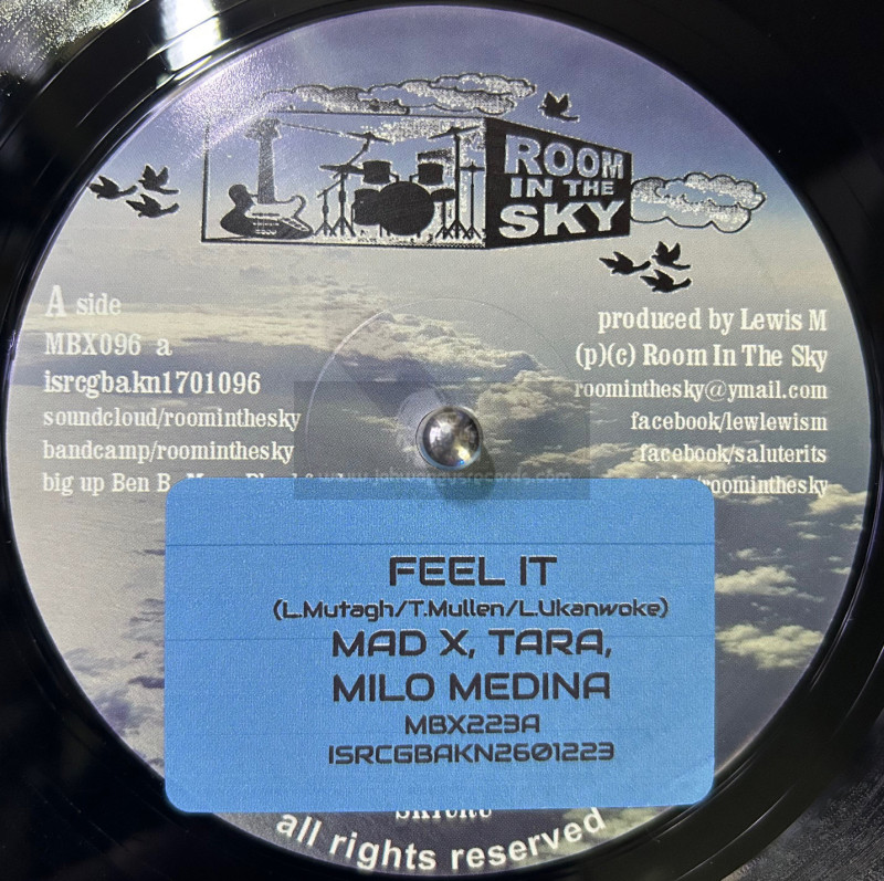 Room In The Sky-10"-Feel It /  Mad X With Tara And Milo Medina + Babylon Time Dun / Mad X With Tara And Igbig