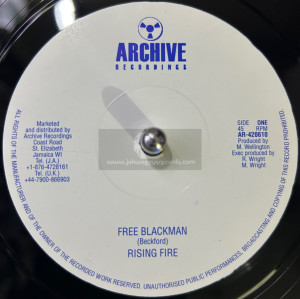 Archive Recordings-10"-Free Blackman / Rising Fire