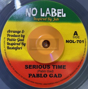 No Label-7"-Serious Time / Pablo Gad