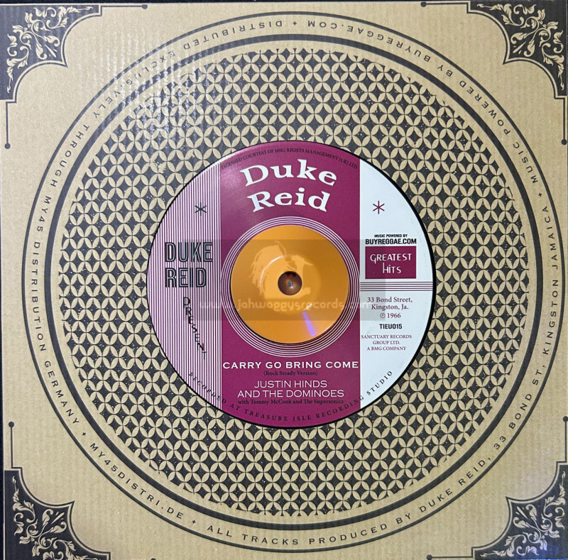 Duke Reid-7"-Carry Go Bring Come / Justin Hinds And The Dominoes + For Our Desire / King Sporty
