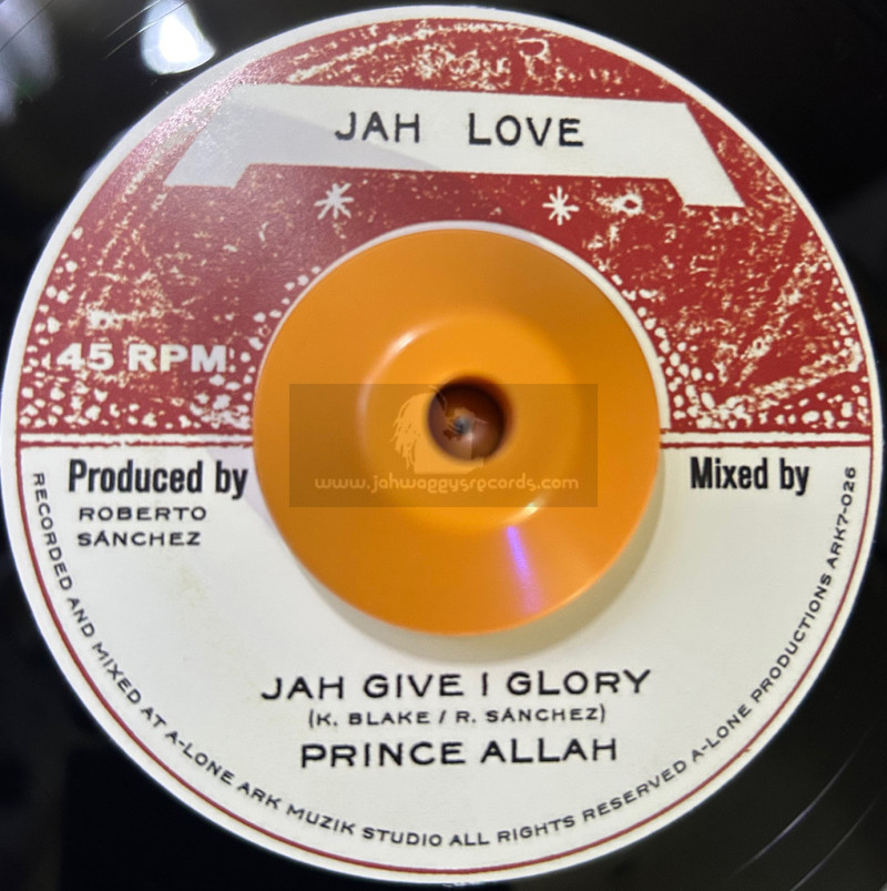 Jah Love-7"-Jah Give I Glory / Prince Alla