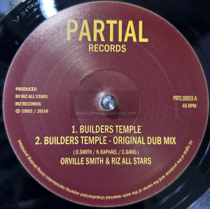 Partial Records-10"-Builders Temple / Orville Smith