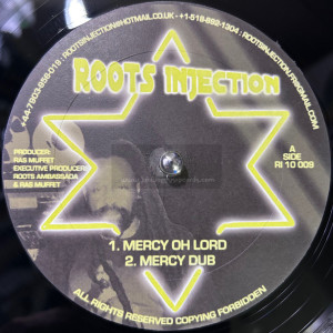 Roots Injection-10"-Mercy Oh Lord + Vision Riddim / Ras Muffet