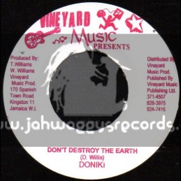 Vineyard Music-7"-Dont Destroy The Earth / Doniki