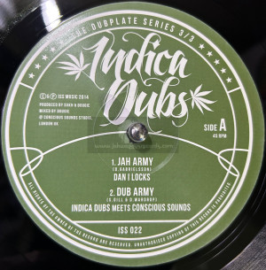 Indica Dubs-10"-Jah Army / Dan I Locks + March Of The Bushman / Indica Dubs Meets Conscious Sounds