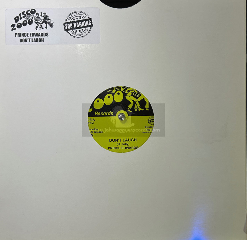 Disco 2000 Records-Top Ranking Sound-10"-Dont Laugh / Prince Edwards