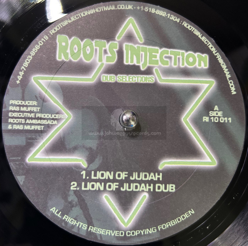 Roots Injection-10"-Lion Of Judah + Livity Riddim / Ras Muffet