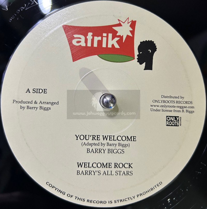 Afrik-10"-You're Welcome / Barry Biggs