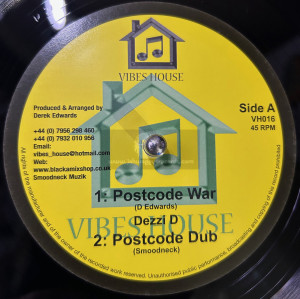 Vibes House-10"-Postcode War / Dezzi D + The Half Thats Never Been Told / Robert Emanuel