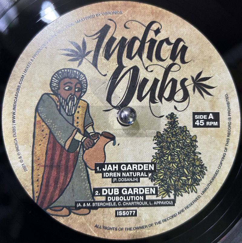Indica Dubs-10"-Jah Garden / Idren Natural