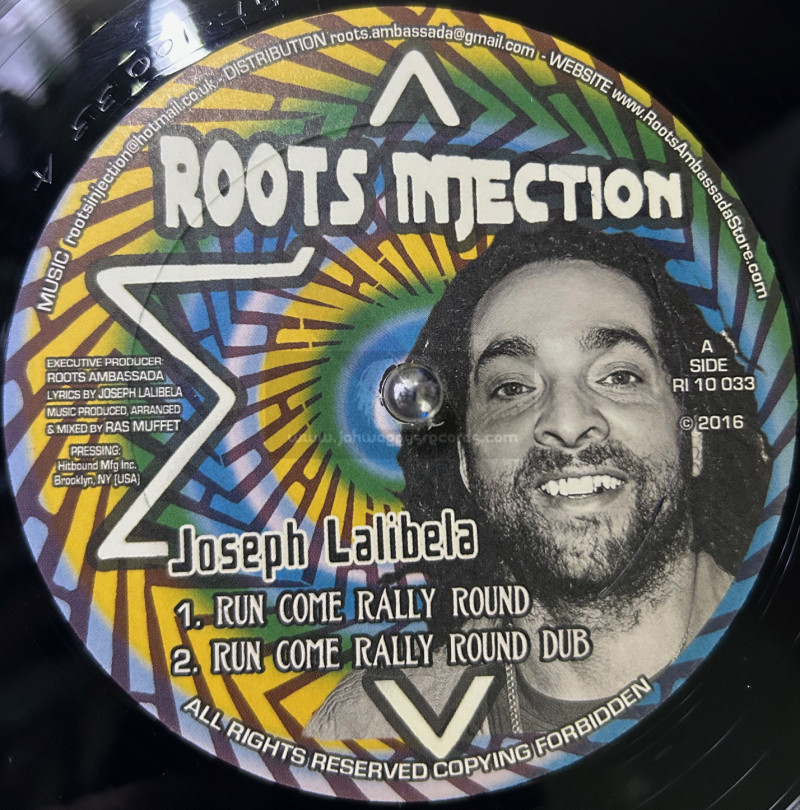 Roots Injection-10"-Run Come Rally Round / Joseph Lalibela + Resting Place / Joseph Lalibela