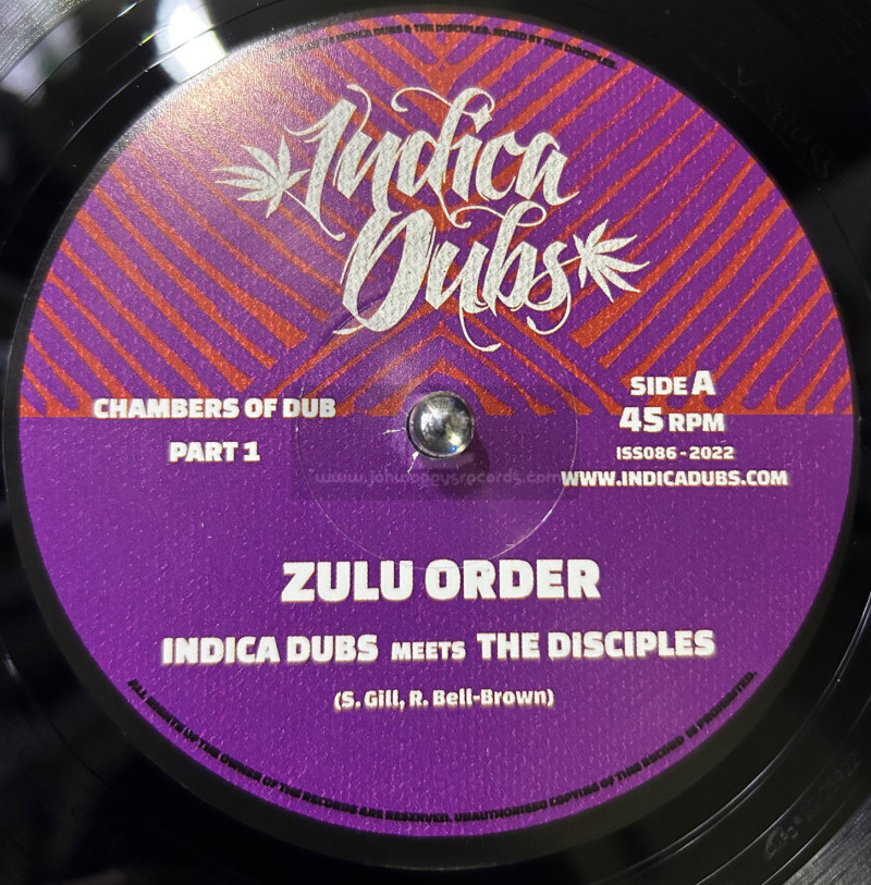 Indica Dubs-10"-Zulu Order / Indica Dubs Meets The Disciples + Salvation Time / Indica Dubs Meets The Disciples
