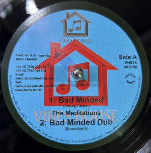 Vibes House-10"-Bad Minded / The Meditations + Lion Strength / Dezzi D