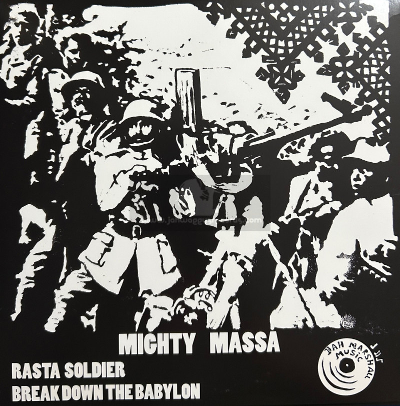 Jah Marshall Music-10"-Rasta Soldier + Break Down The Babylon / Mighty Massa