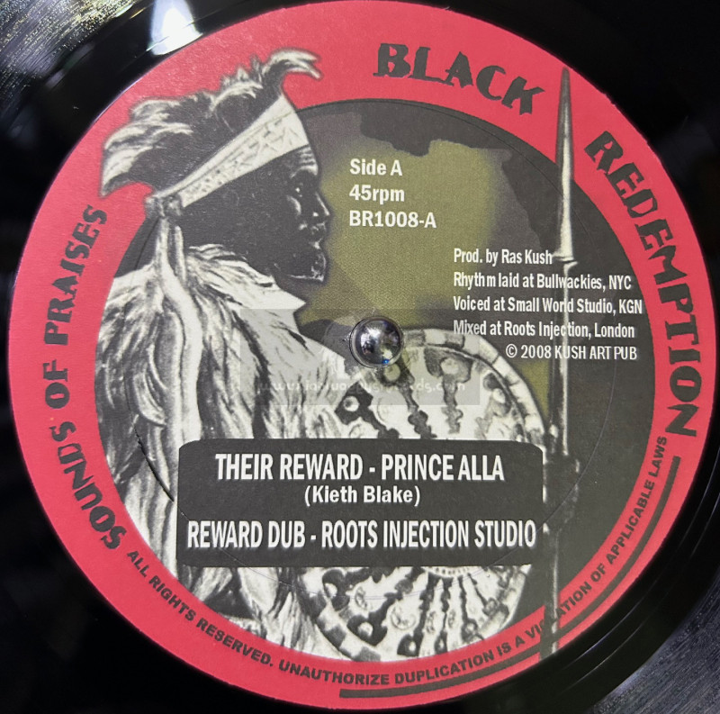 Black Redemption-10"-Their Reward / Prince Alla + Walls / Fred Locks