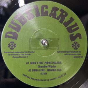 Dubsicarius-10"-Burn A Fire / Prince Malachi