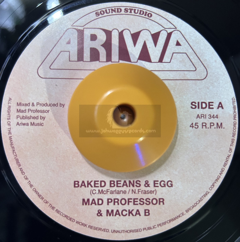Ariwa-7"-Baked Beans And Egg / Mad Professor Feat Macka B
