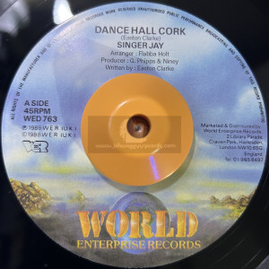 World Enterprise-7"-Dance Hall Cork / Singer Jay