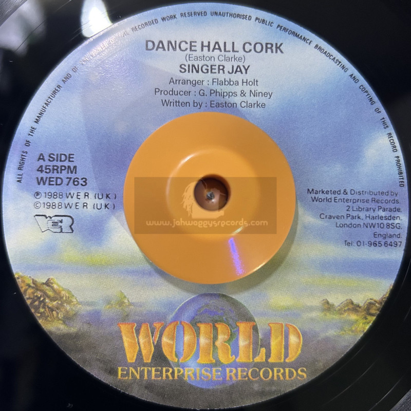 World Enterprise-7"-Dance Hall Cork / Singer Jay