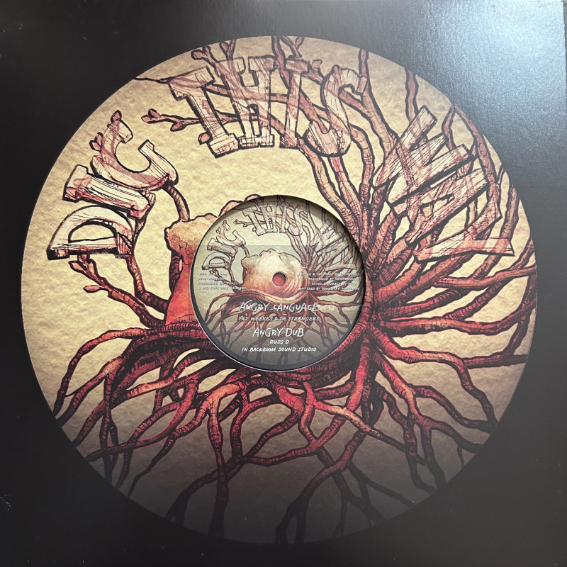 Dig This Way Records-7"-Angry Language / Taj Weekes & De Strangers