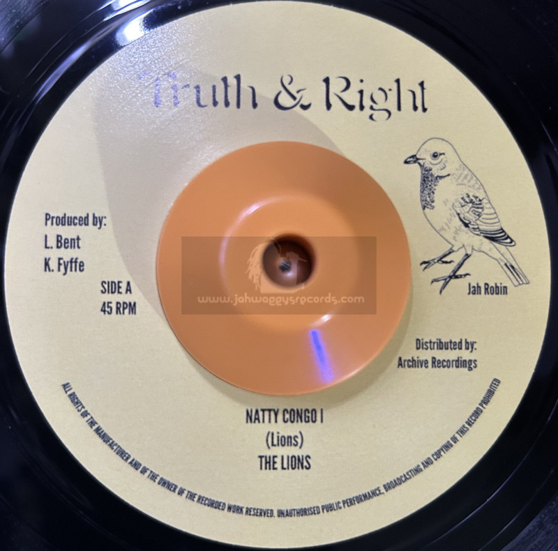 Truth & Right-7"-Natty Congo I / The Lions