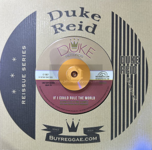 Duke Records-7"-If I Could Rule The World / Alton Ellis & The Flames + If This World Were Mine / Tyrone Evans