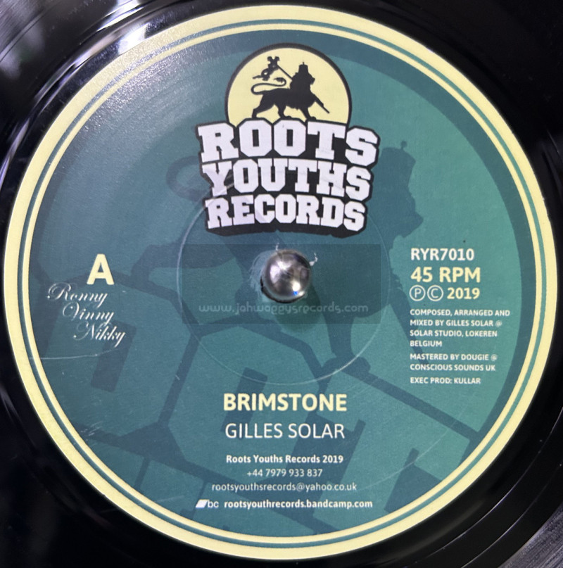 Roots Youths Records-7"-Brimstone / Gilles Solar