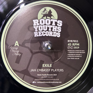 Roots Youths Records-7"-Exile / Jah Embassy Players