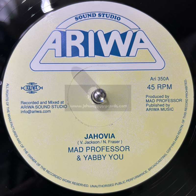 Ariwa-12"-Jahovia / Mad Professor And Yabby You + Fake News Dub / Mad Professor