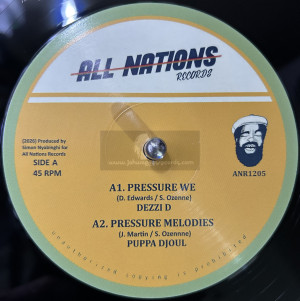 All Nations Records-12"-Pressure We / Dezzi D + Fluttering Eyes / Afrikan Simba