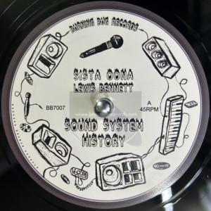 Burning Bug Records-7"-Sound System History / Sista Oona & Oli Parker
