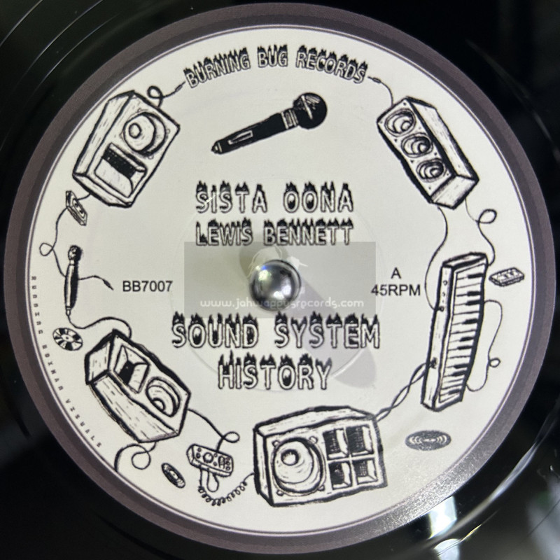 Burning Bug Records-7"-Sound System History / Sista Oona & Oli Parker