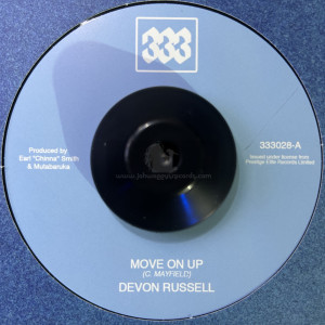 333-7"-Move on Up / Devon Russell +Darker Than Blue / Devon Russell