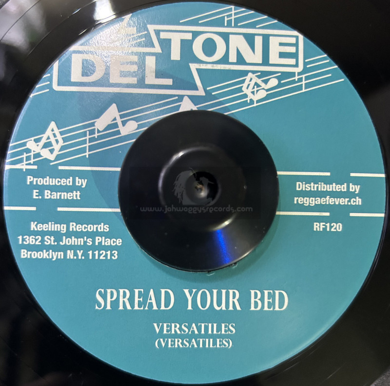 Deltone-7"-Spread Your Bed / Versatiles + Hound Dog Special / Val Bennett