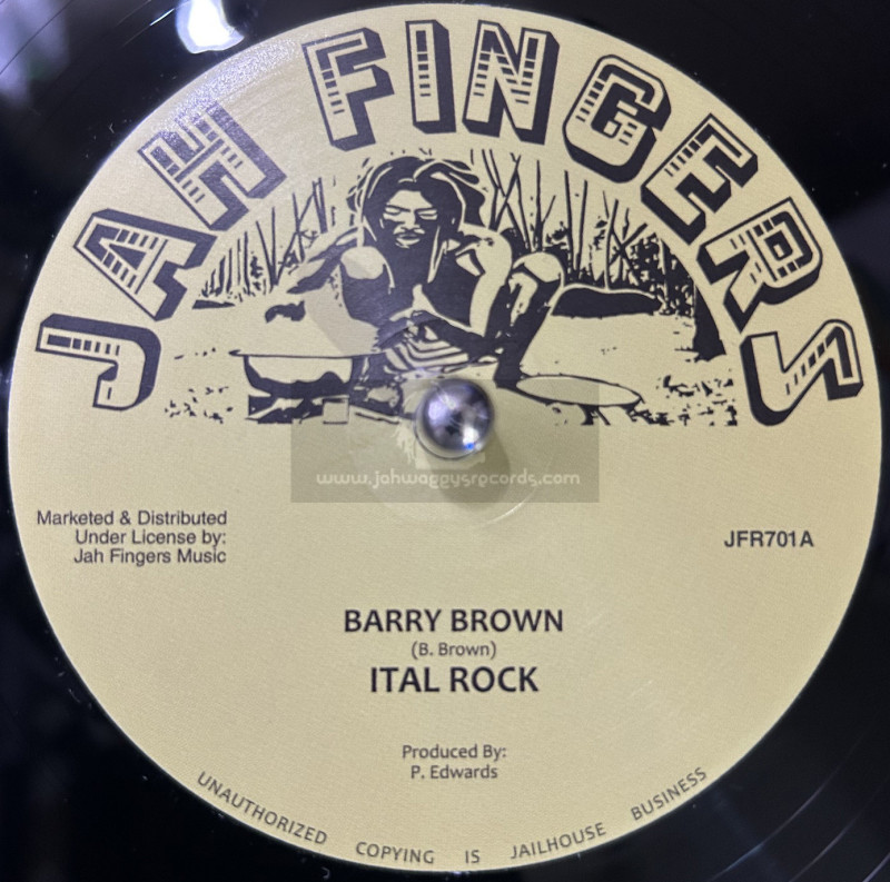 Jah Fingers-7"-Ital Rock / Barry Brown