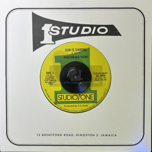 Studio One-7"-Sun is Shining / Winston Matthews + Pressure Is On / The Purplelites