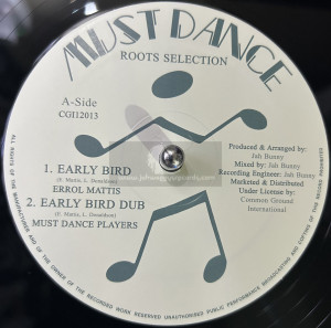 Must Dance-12"-Early Bird / Errol Mattis + Rootsman / Errol Bellot