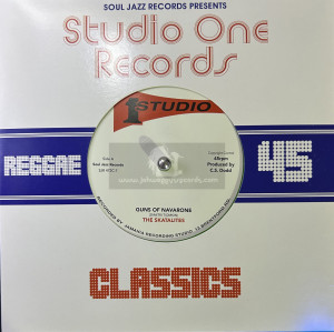 Soul Jazz/Studio 1-7"-Guns Of Navarone/The Skatalites + Marcus Garvey/Bongoman Byfield and The Skatalites