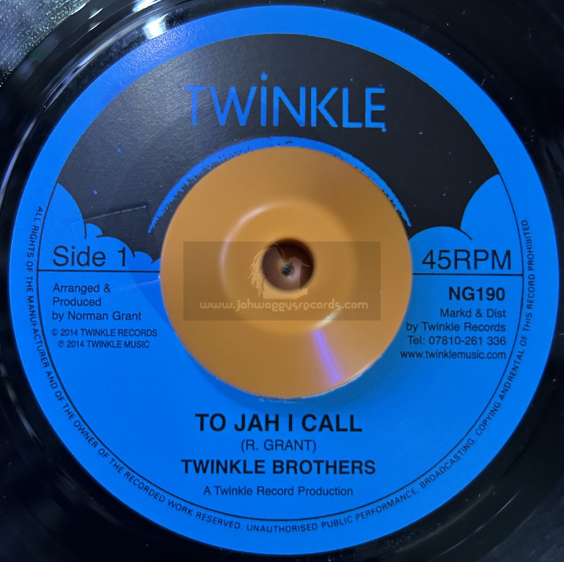 Twinkle Brothers-7"-To Jah I Call / R. Grant