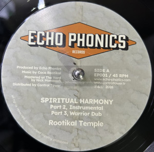 Echo Phonics-12"-Spiritual Harmony / Rootikal Temple + Never Give Up / Rootikal Temple
