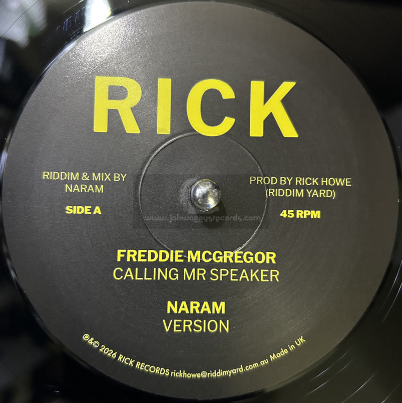 Rick-12"- Calling Mr Speaker / Freddie Mcgregor + Calling All Horns / Hard Rubbish Horns