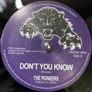 Harlem Shuffle-7"-Don’t You Know / The Pioneers + Me Naw Go A Believe / The Pioneers