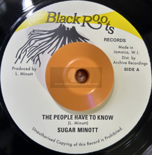 Black Roots-7"-The People Have To Know / Sugar Minott