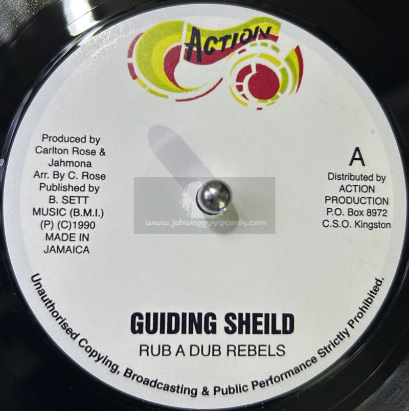 Action-7"-Guiding Sheild / Rub A Dub Rebels